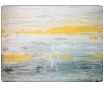 Cloudy orange light
