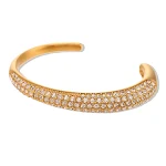 Pulseira Feminina de Aço Inoxidável Elegante e Simples. Um acessório de moda que combina charme e durabilidade, ideal para diversas ocasiões. — foto 1
