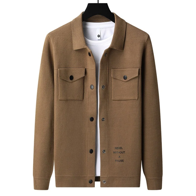New Cardigan Sweater Men's Coat A warm and stylish men's sweater coat. Perfect for everyday wear, versatile and comforta — photo 4