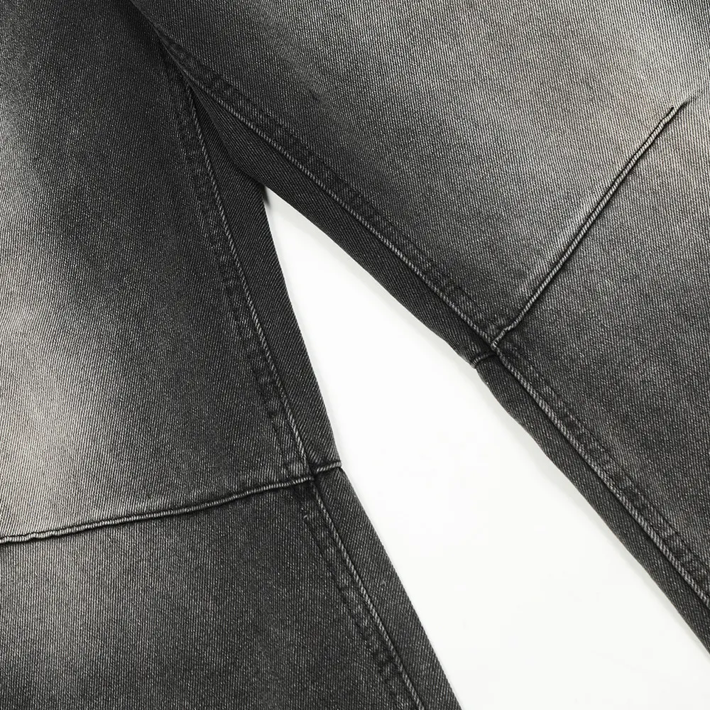 Denim straight-leg broek voor heren met contrasterende kleuren, comfortabele pasvorm en casual look voor dagelijks gebruik, ideaal voor elke dag. — foto 15