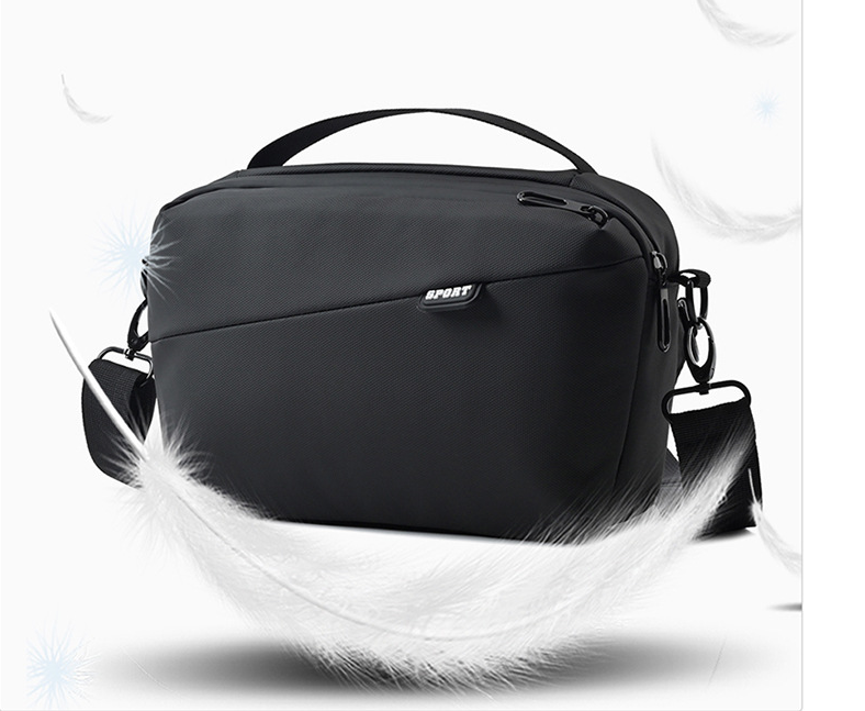 Mochila Crossbody Masculina Esportiva Grande Capacidade Ombro Único Ideal para Academia, Viagens e Uso Diário Conforto e Praticidade — foto 7