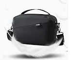 Mochila Crossbody Masculina Esportiva Grande Capacidade Ombro Único Ideal para Academia, Viagens e Uso Diário Conforto e Praticidade — foto 7