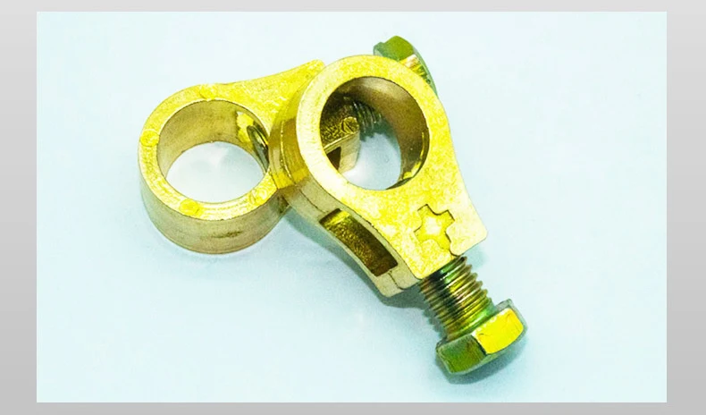 Conexão de bateria automotiva de cobre puro Conector de bateria para máxima eficiência energética e partida confiável do veículo. — foto 5
