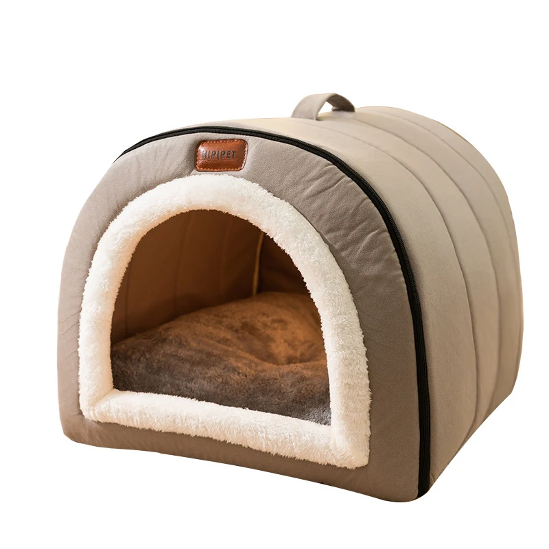 Title 8, Autumn and Winter Dog Plain Quilted Portable Ne...