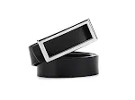 Silver Buckle Black