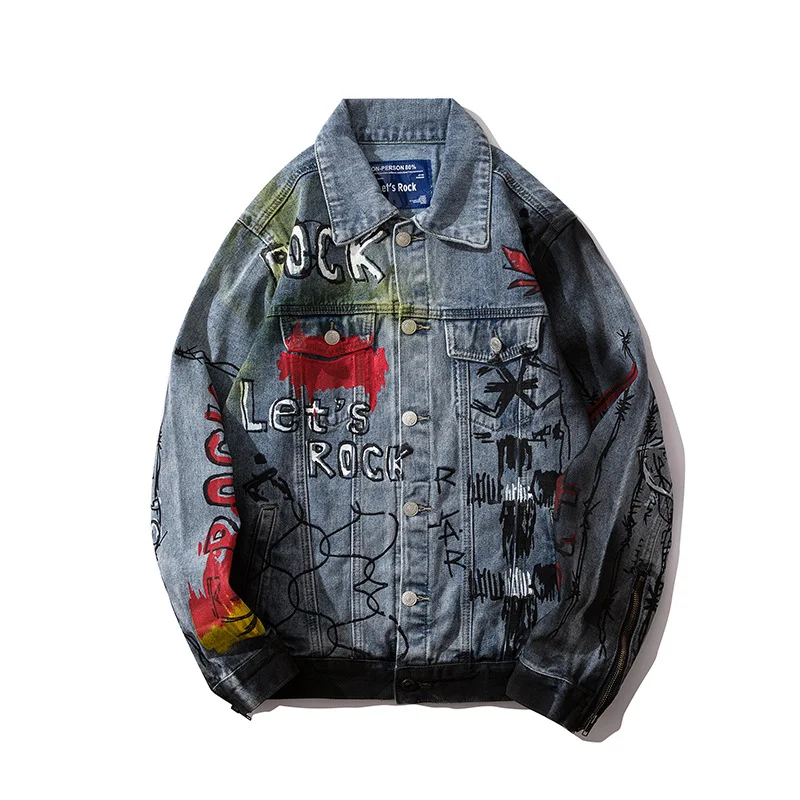 Title 7, Hip-hop jacket men Europe Stylish and comfortab...