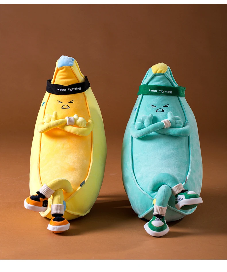 Funny creative exercise weight loss banana doll. Make your workouts fun and effective. Achieve your fitness goals with t — photo 4