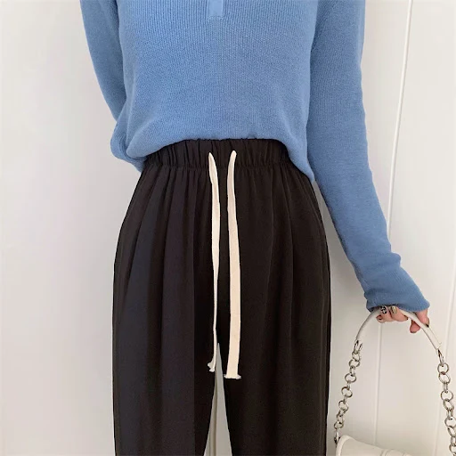 Title 17, Womens High Waist Loose Straight Leg Pants for...