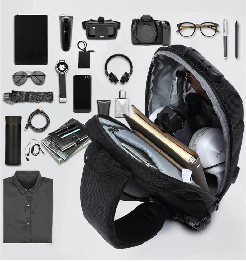 Title 10, Multifunctional Anti-Theft Waterproof Shoulder ...