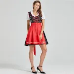 Halloween Carnival Costume German Beer Festival Split Size Suspender Suit Bavarian Women's Wear Oktoberfest Outfit — photo 4