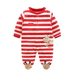 Y Red Thin Stripes Deer
