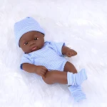 Boneca Mini Vinil Negra 7 polegadas Brinquedo Infantil Promove a Imaginação e Desenvolvimento Social Presente Ideal para Crianças — foto 20