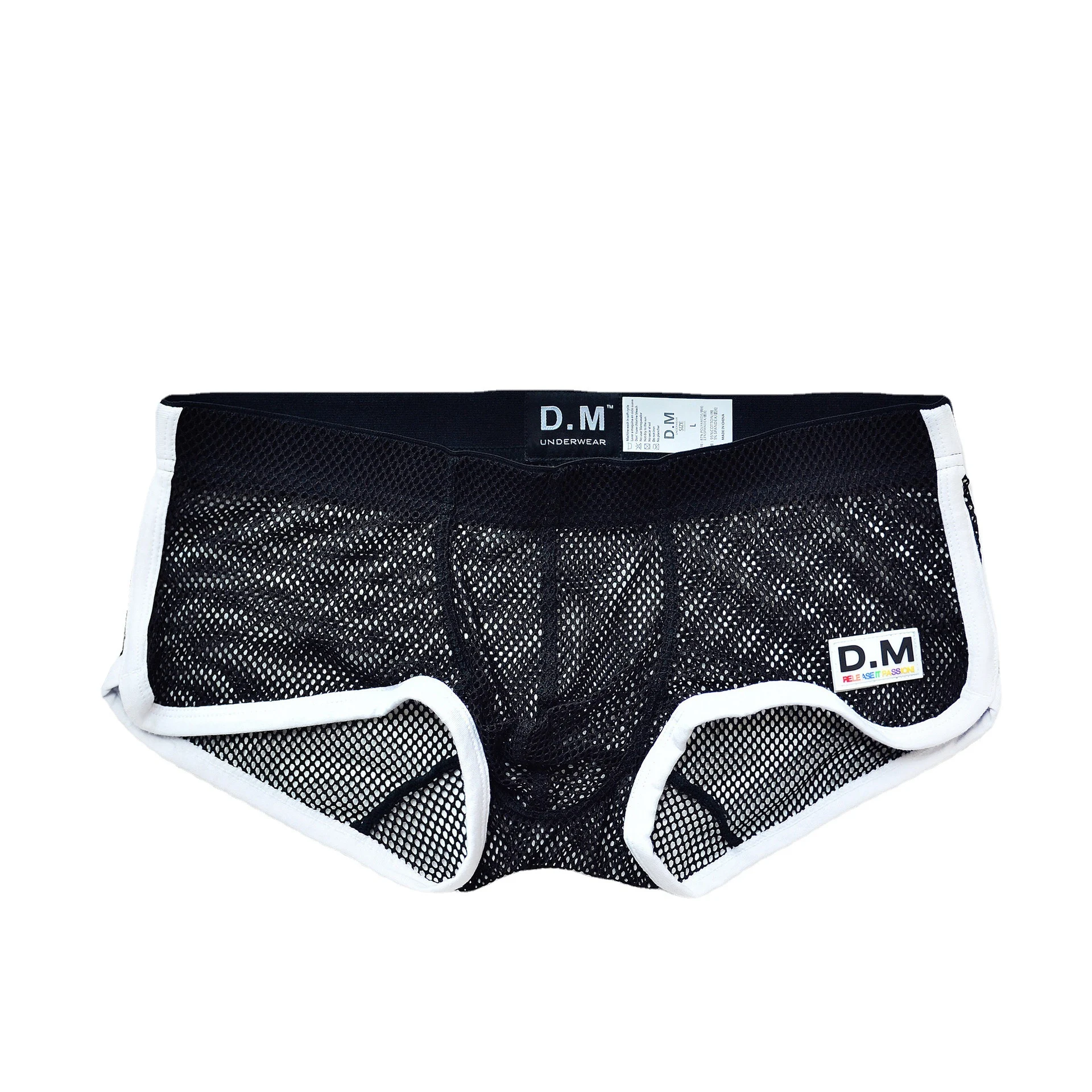 Title 5, Mens Low Waist Mesh Summer Breathable Fashion ...