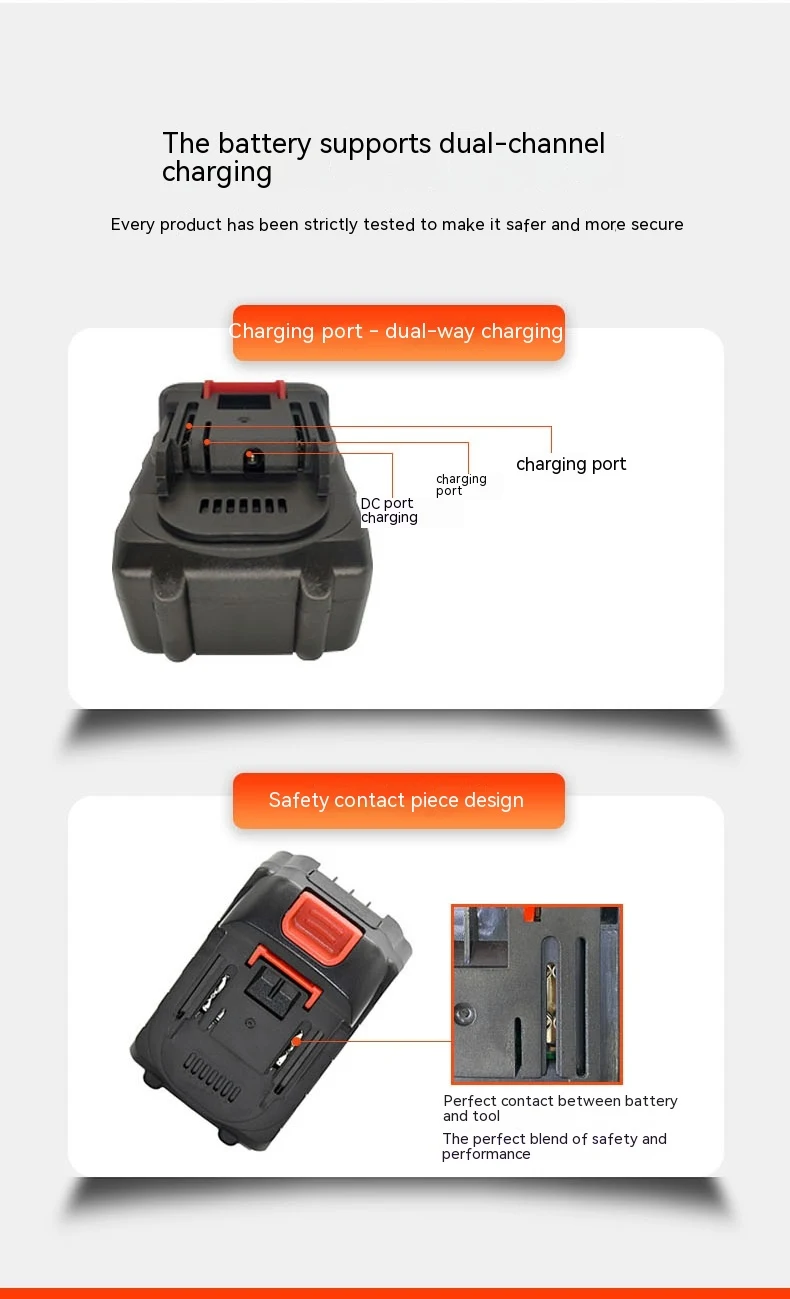 Title 2, 21V Brand New Power Electric Wrench with Lithiu...