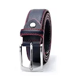 Men's Leather Belt with Pin Buckle, Leather Leisure Belt, a durable and stylish everyday accessory for casual wear. — photo 8