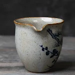 Taza de té de porcelana azul y blanca de Jingdezhen pintada a mano, estilo retro, perfecta para dividir el té, disfruta de una experiencia de té auténtica. — foto 4