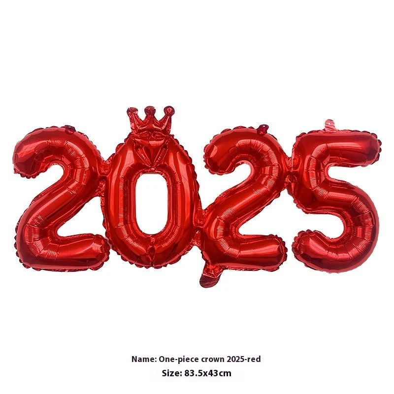 2025 One-piece Digital Crown Balloon for easy celebrations. Enjoy a festive experience with this innovative, durable bal — photo 10