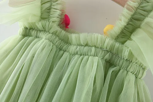 Title 11, Vestido Princesa para Bebê com Mangas com Babad...