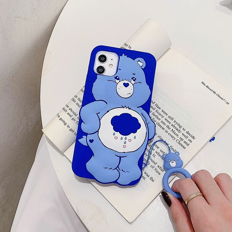 Title 1, Capa para celular com urso arco-íris de desenho...