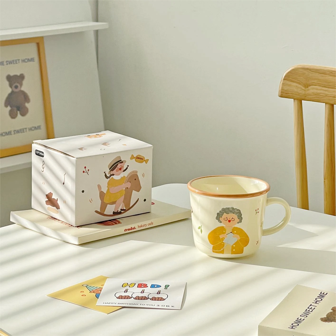 Home Fashion Casual Creative Porcelain Cup – enjoy your favorite beverages in style. Perfect for everyday use and adding — photo 19