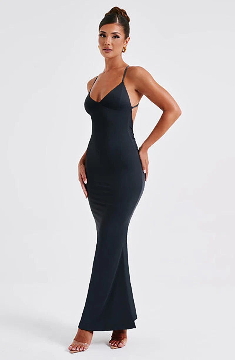 Title 9, Womens Backless Cross Shoulder Strap Pleated D...