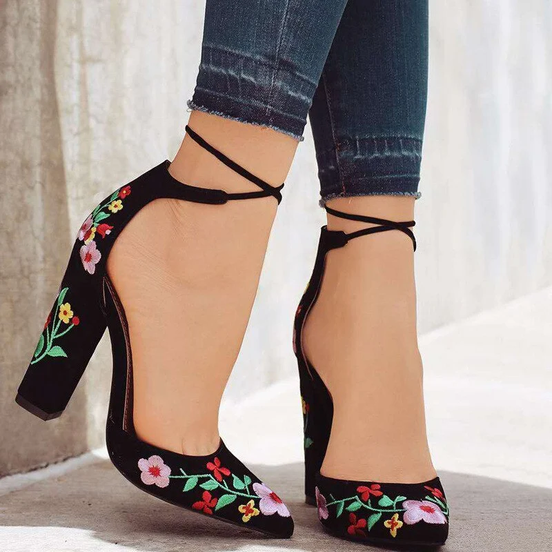 Title 9, Embroidered frosted sandals for cool summer sty...