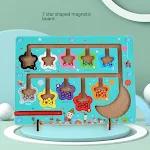 Magnetic Color Digital Maze Wooden Puzzle Develops Cognitive Skills Problem Solving Toy Educational Fun for Kids and Adu — photo 10