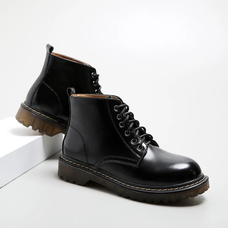 Women's Martin Boots with Belt, Short Boots, High Top Style. Comfortable and fashionable footwear, perfect for everyday — photo 1