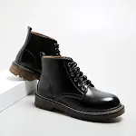 Women's Martin Boots with Belt, Short Boots, High Top Style. Comfortable and fashionable footwear, perfect for everyday — photo 1