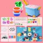 Argila Ultra Leve 24 Cores Plasticina Não Tóxica Brinquedo Infantil Areia DIY Conjunto de Argila Colorida Feito à Mão — foto 8