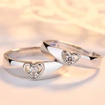 Anéis de Abertura Simulação de Casamento Anel de Diamante Celebre o Amor com um Anel Deslumbrante e Significativo para um Casamento Inesquecível — foto 2