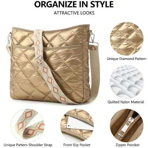 Title 7, Waterproof Nylon Crossbody Bag Outdoor Multi-pu...