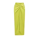 Green Wrap Skirt
