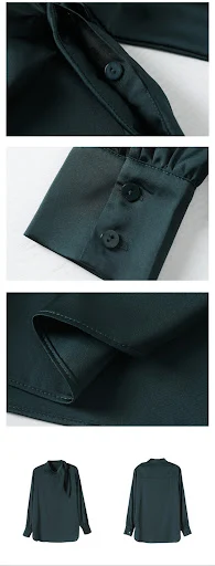 Title 2, Advanced Bow Tie Design Light Mature Satin Shir...