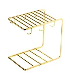 Golden U shaped cup holder