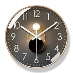 Quartz clock 6284W gold frame