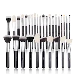 30 Animal Hair Makeup Brushes Set. Recommended beauty tools for professional makeup artists, film studio, and makeup sch — photo 5