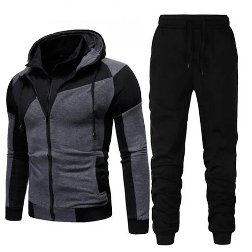 Title 4, Double layer zipper hooded cardigan sweater