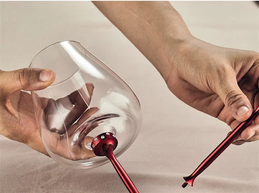 Title 8, Creative Rotational Decanter Cups, elegant wine...