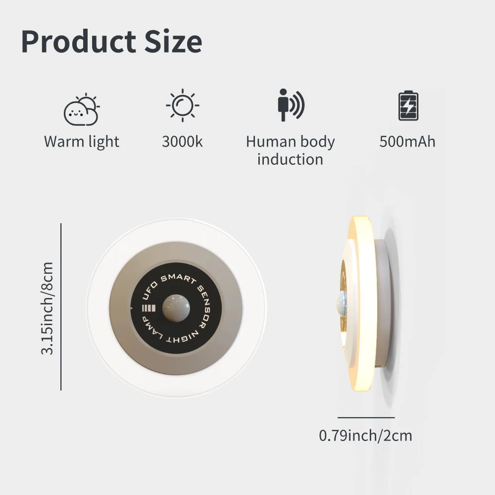 Title 9, Smart Infrared Sensor Lamp Cabinet Aisle USB Ch...