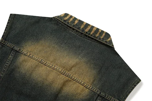 Title 8, Colete jeans National Fashion Personality mascu...