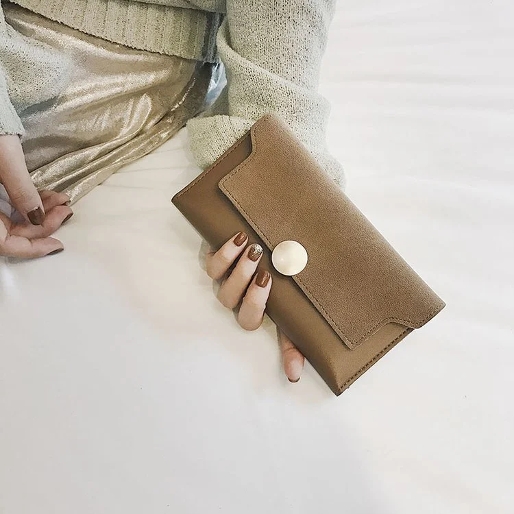 Clutch fashion com múltiplos bolsos para cartões, grande capacidade, ideal para quem busca praticidade e estilo em um só acessório. — foto 1