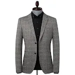 Terno Xadrez Masculino Stretch Casual Slim Fit Conforto e Estilo para um Visual Moderno. Perfeito para o dia a dia e eventos especiais — foto 3