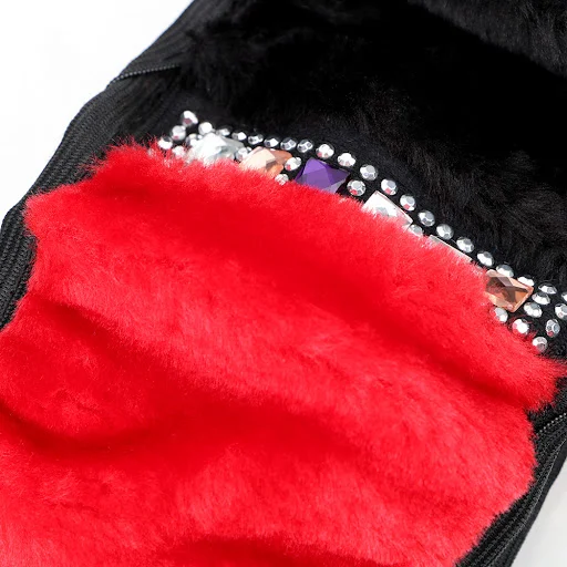 Title 2, Short hair color diamond plush elastic steering...
