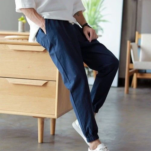 Title 3, Pantalones Casuales de Verano para Hombre Trous...