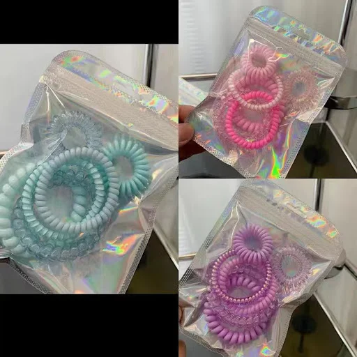Title 4, Pacote com 6 Anéis de Cabelo Dopamina para Cele...