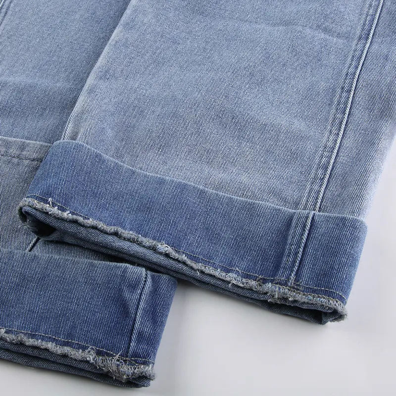 Title 11, Jeans de trabajo asimétricos para mujer con bol...