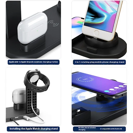 Title 4, Wireless mobile phone charger, headset recharge...