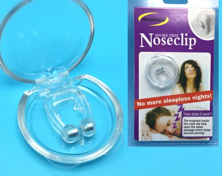 Magnetischer Silikon Anti Schnarch Nasenclip Schlafhilfe Schnarchstopper Schlafapnoe Nachtgerät Nasenklammer — foto 10