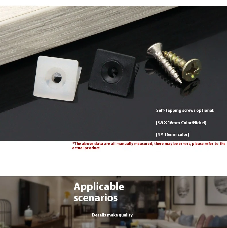 Title 8, Wardrobe and Cabinet Shelf Support with Plastic...